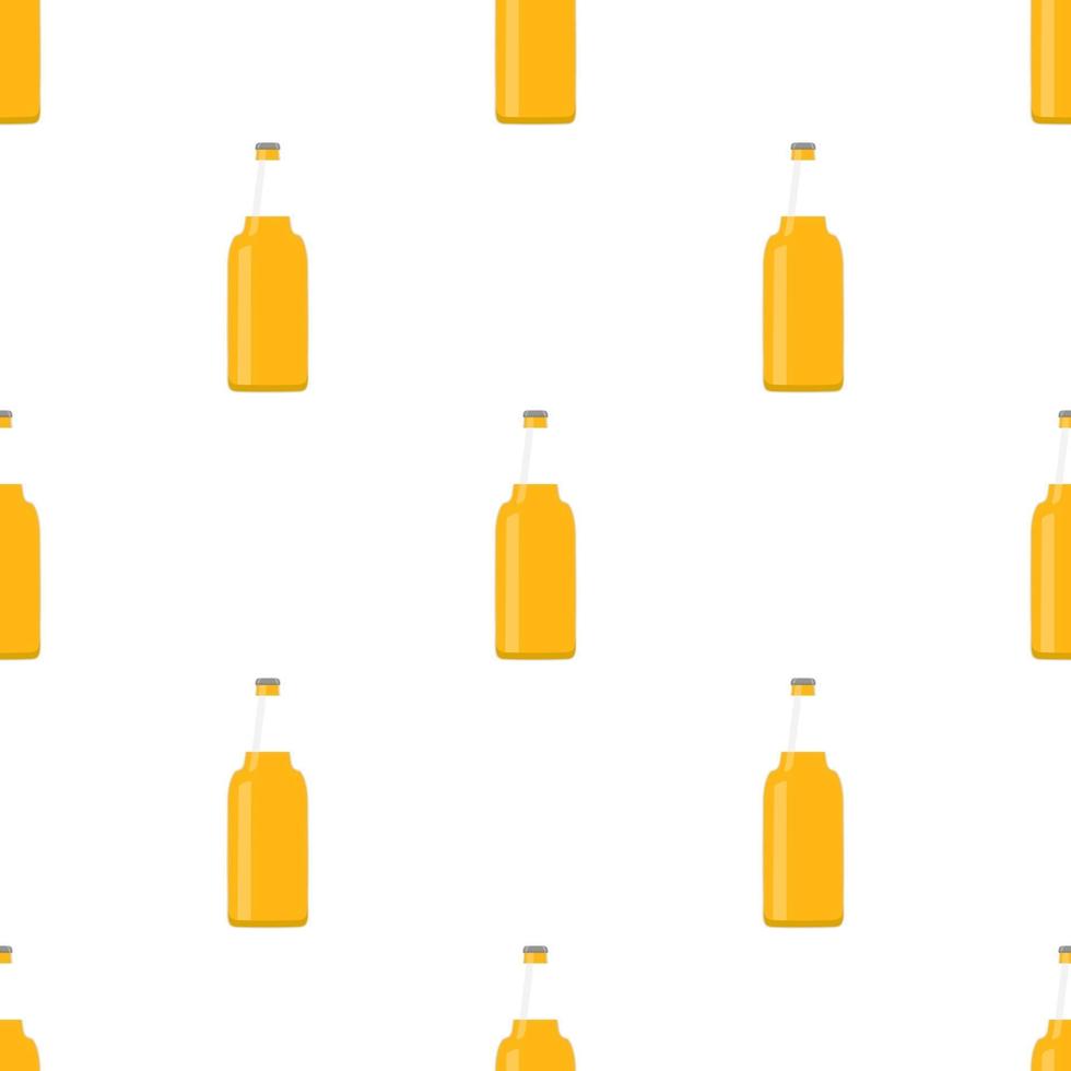 Illustration on theme seamless beer glass bottles with lid for brewery vector