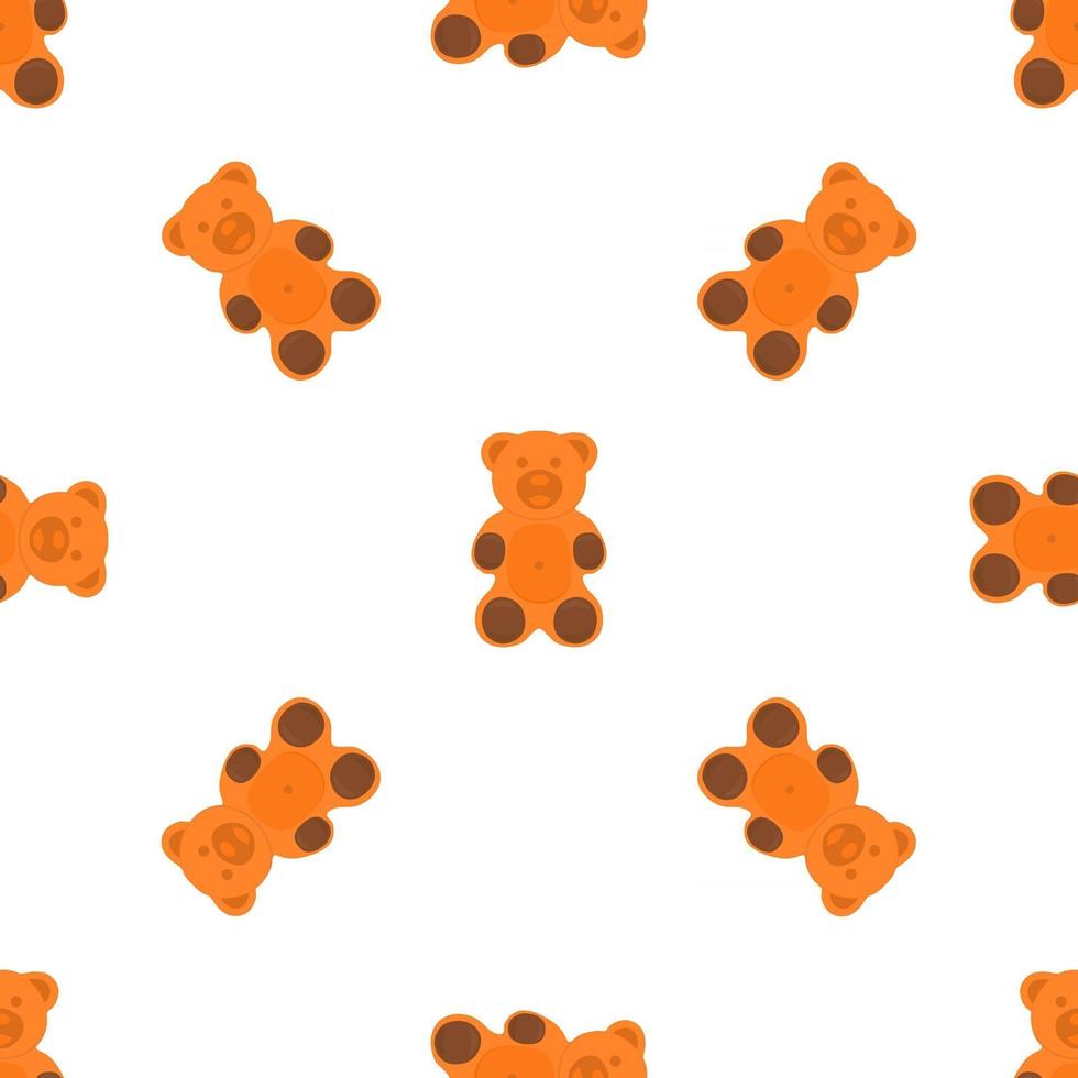 big set identical biscuit, kit colorful pastry cookie vector