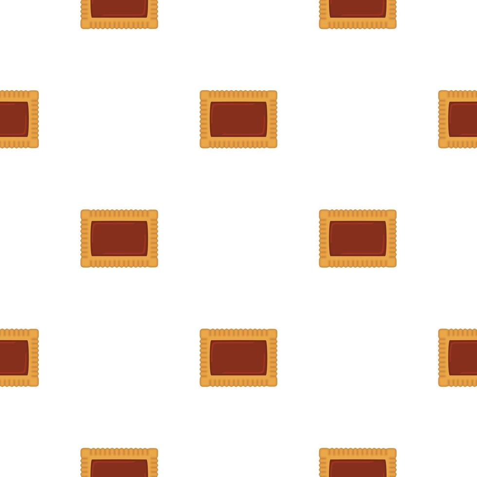 big set identical biscuit, kit colorful pastry cookie vector