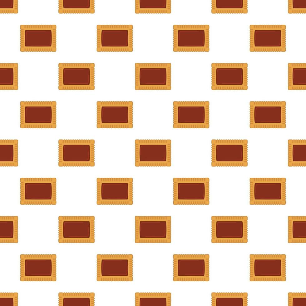 big set identical biscuit, kit colorful pastry cookie vector