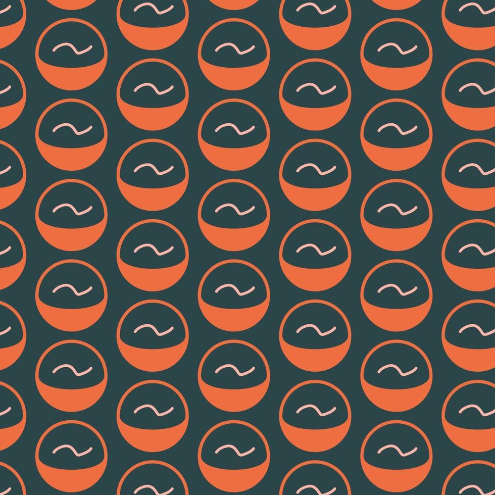 unique basket flat illustration pattern vector