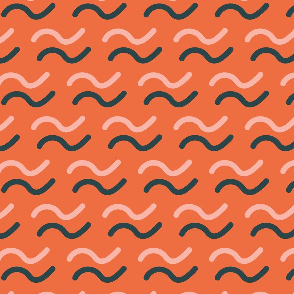 trendy colorful pattern wavy shape free vector