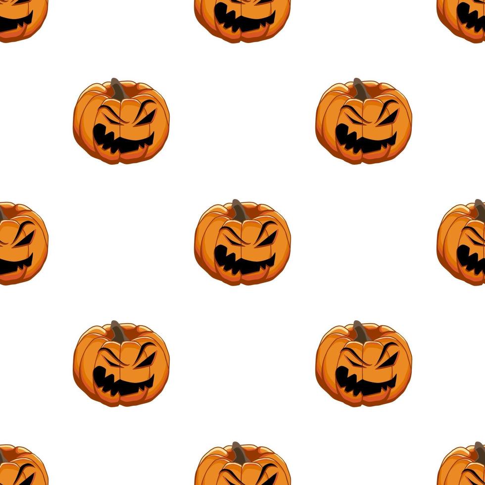 Illustration on theme big colored pattern Halloween vector