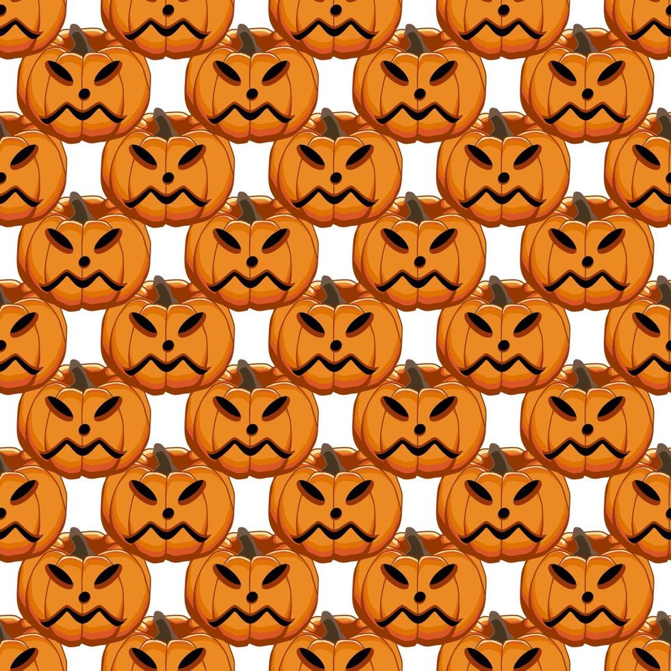 Illustration on theme big colored pattern Halloween vector