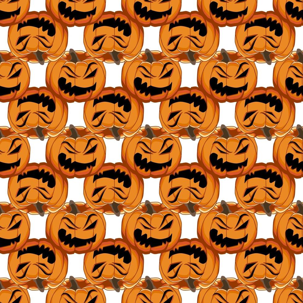 Illustration on theme big colored pattern Halloween vector