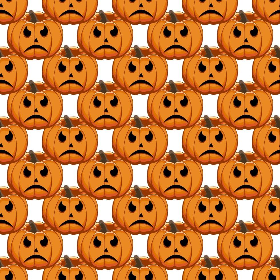 Illustration on theme big colored pattern Halloween vector