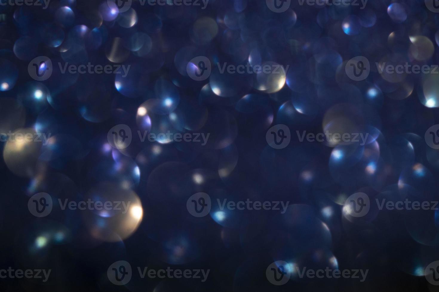 Blurred shiny blue background photo
