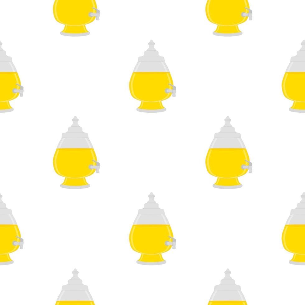 Illustration on theme big colored lemonade in glass jug vector
