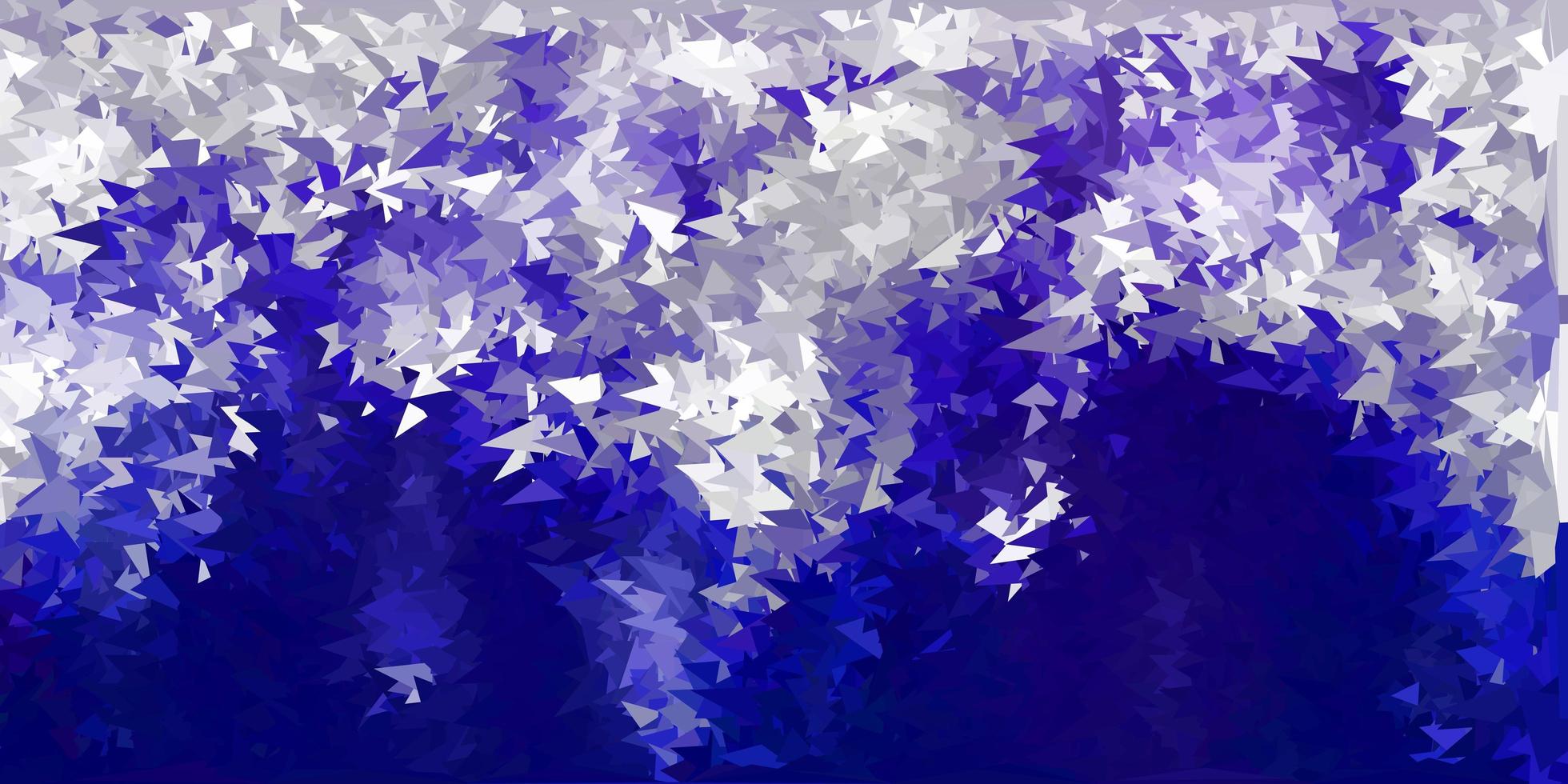 Dark purple vector abstract triangle texture.