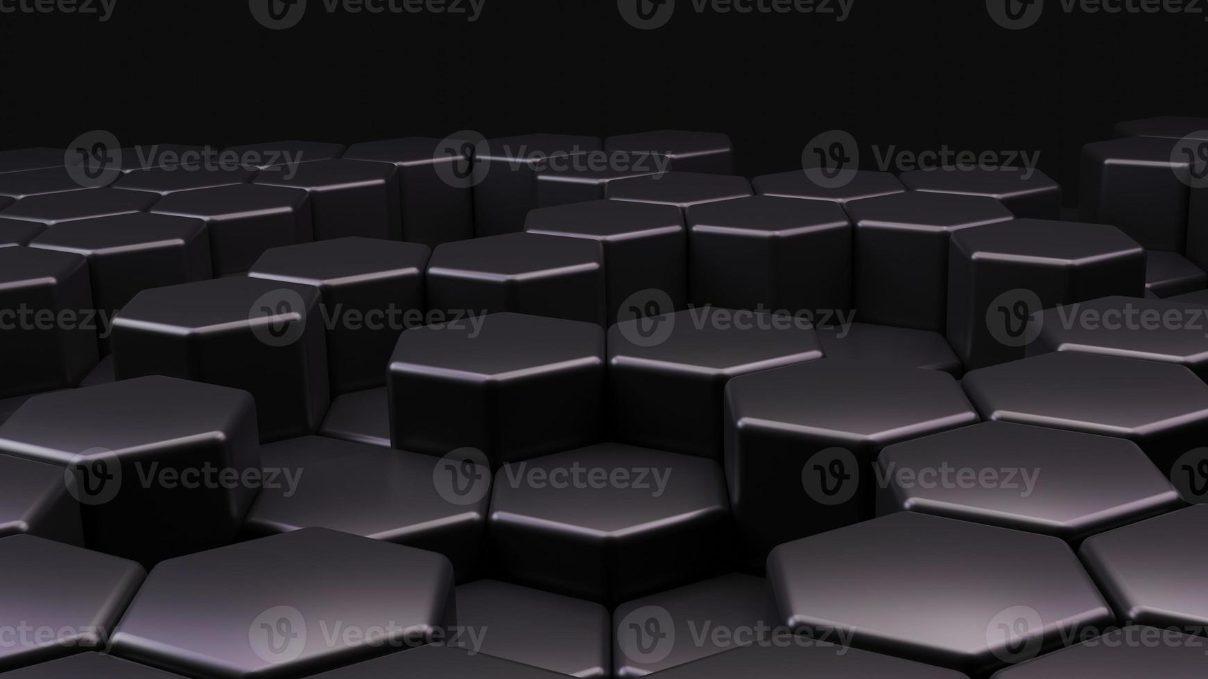 abstract hexagon background Futuristic technology concept photo