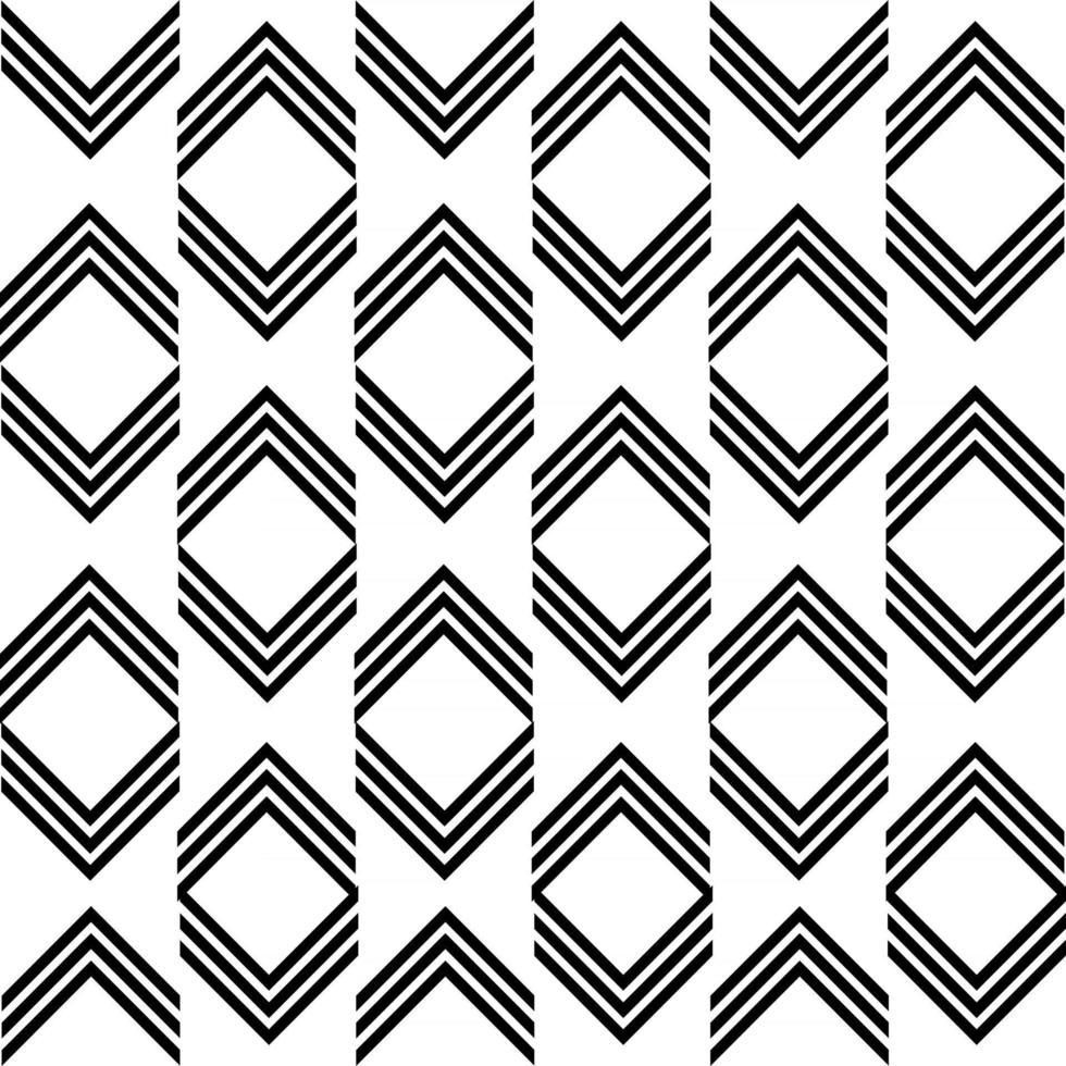 Abstract geometric black and white pattern vector