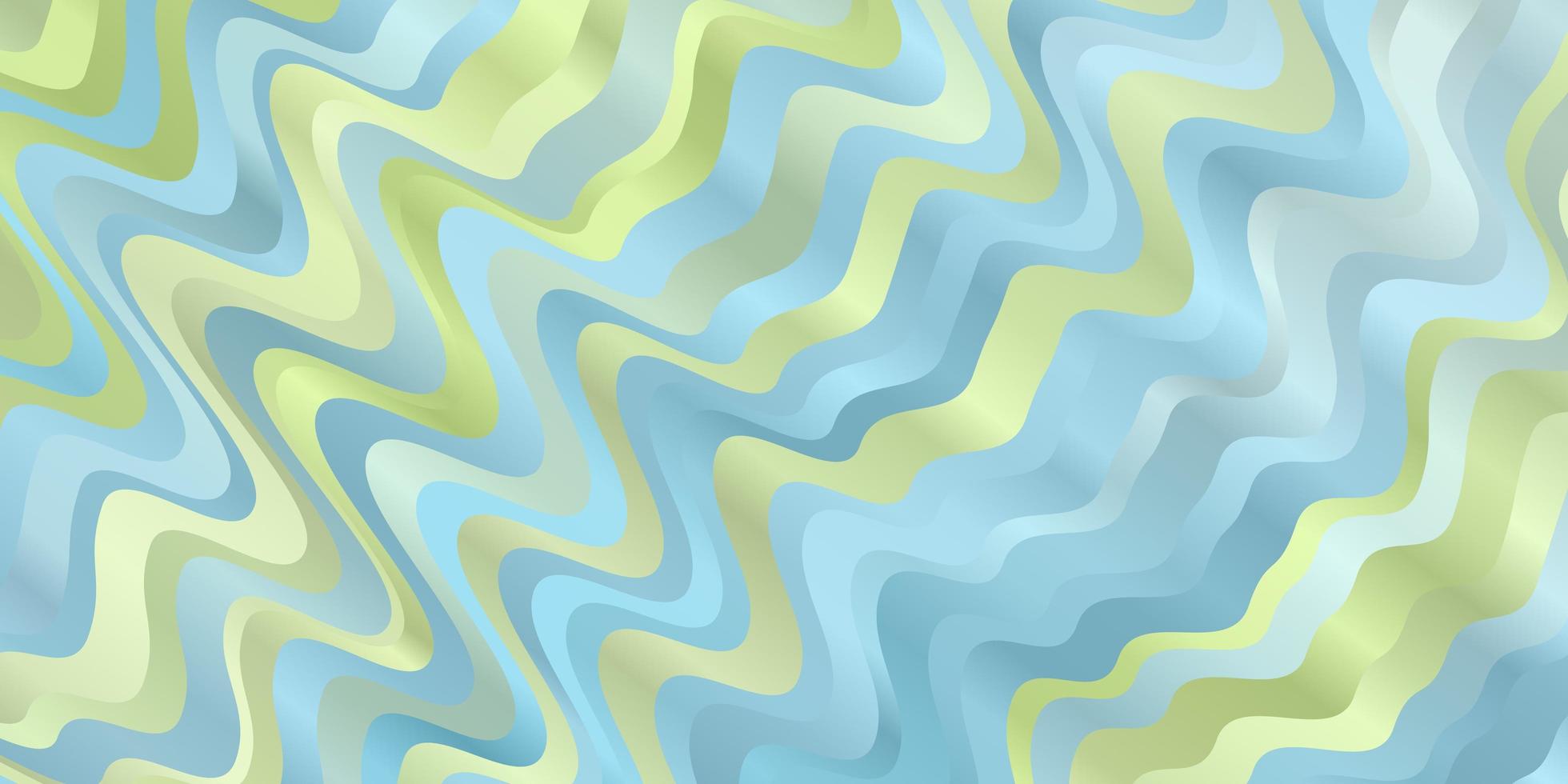 Light Blue, Green vector background with wry lines.