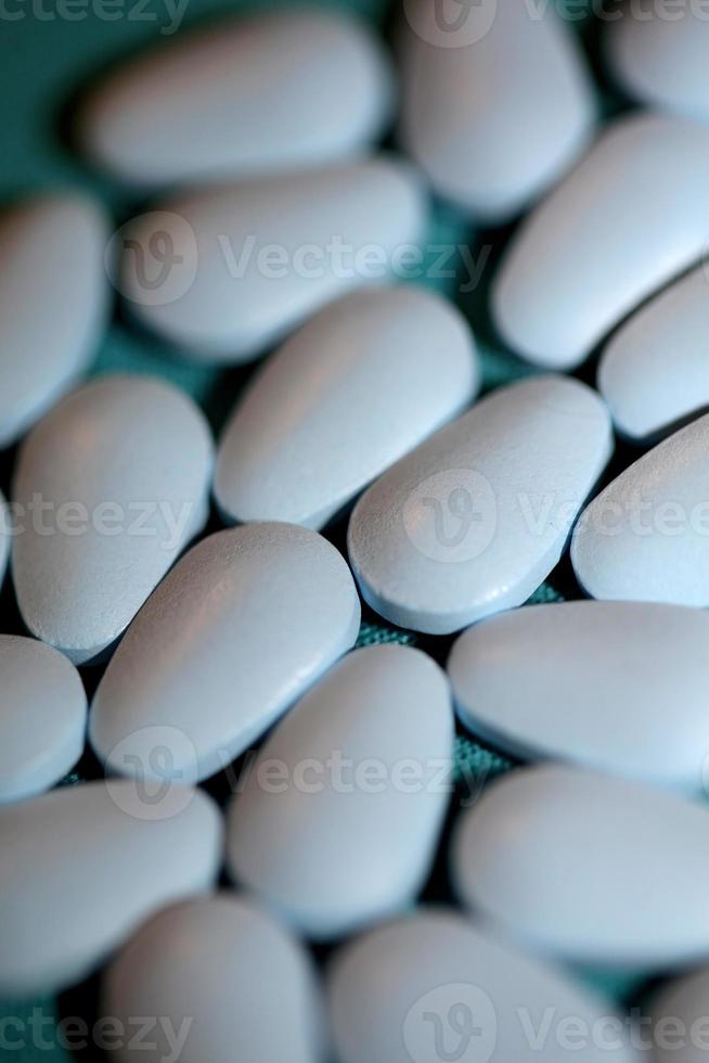 Blue pharmaceutical pills high quality big size print photo