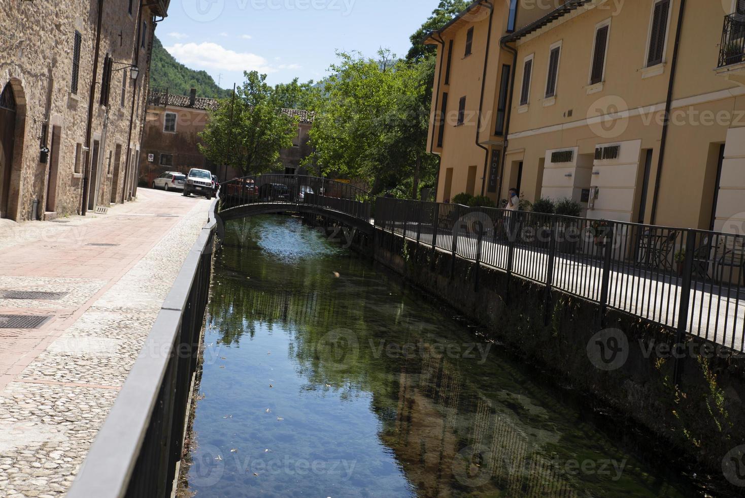 black river of Scheggino province of Perugia photo