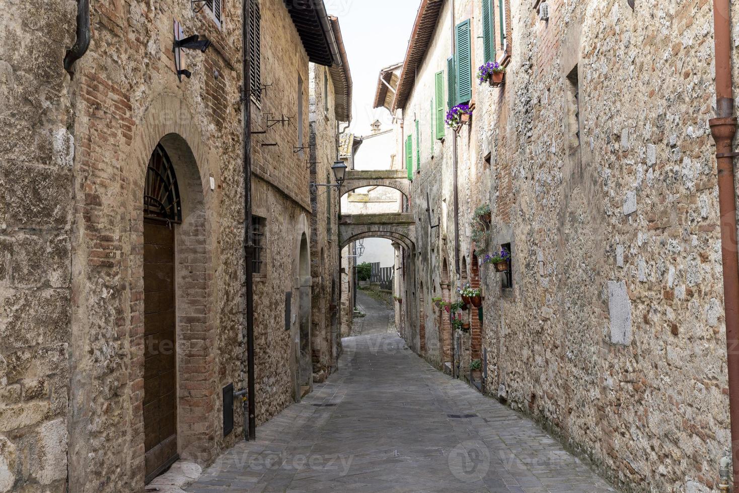 architecture of the village of San Gemini photo