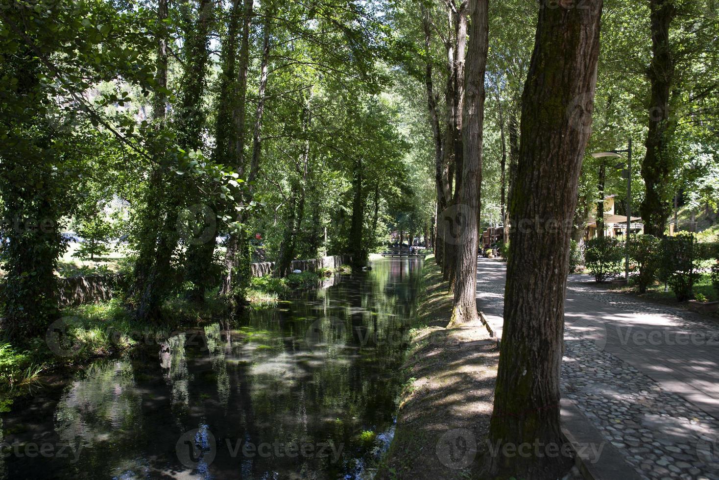 river of Scheggino province of Perugia photo