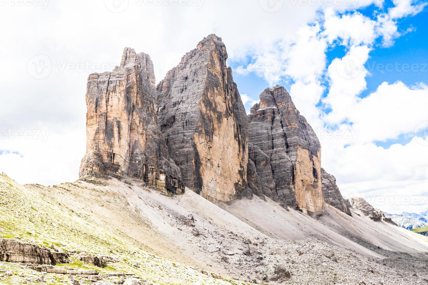 Landmark of Dolomites - Tre Cime di Lavaredo photo