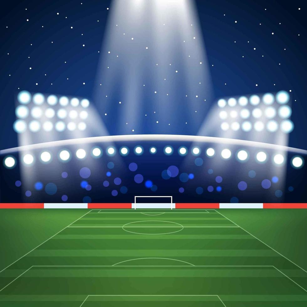 Football Stadium Background vector