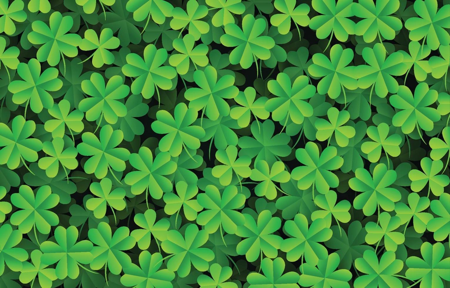 Clover Leaves Background vector