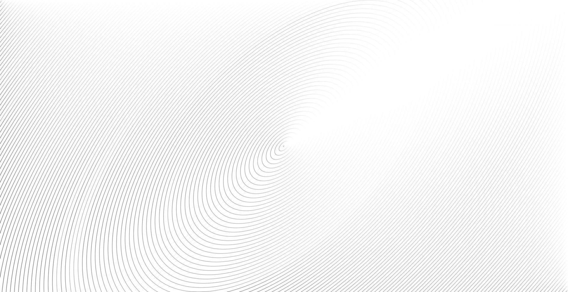 Concentric circle for sound wave. Abstract circle line pattern vector