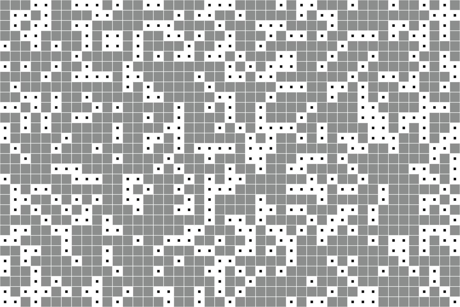 Abstract black and gray square pattern minimal artwork design. vector