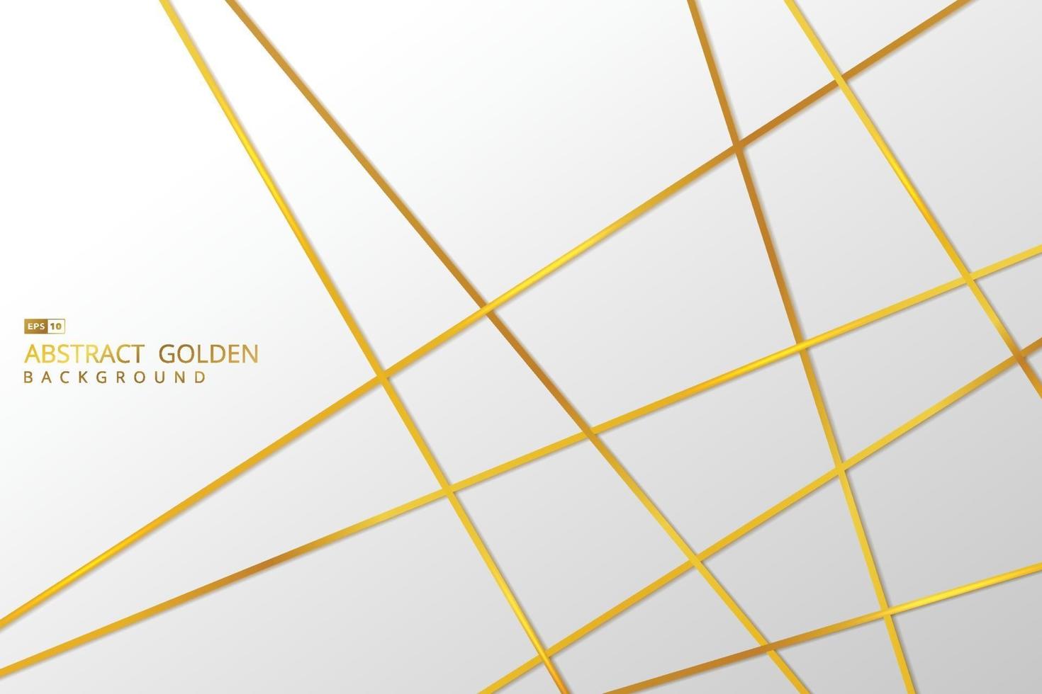 Abstract golden line template design artwork cover template. vector