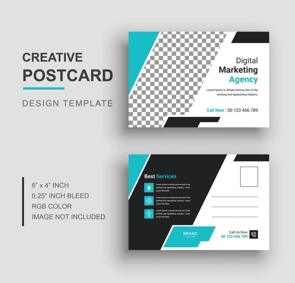 Postcard template, Business or corporate postcard design 3021701 Vector Postcard template, Business or corporate postcard design 3021701 Vector