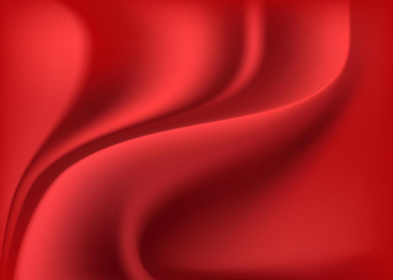 luxury red silk fabric background design vector