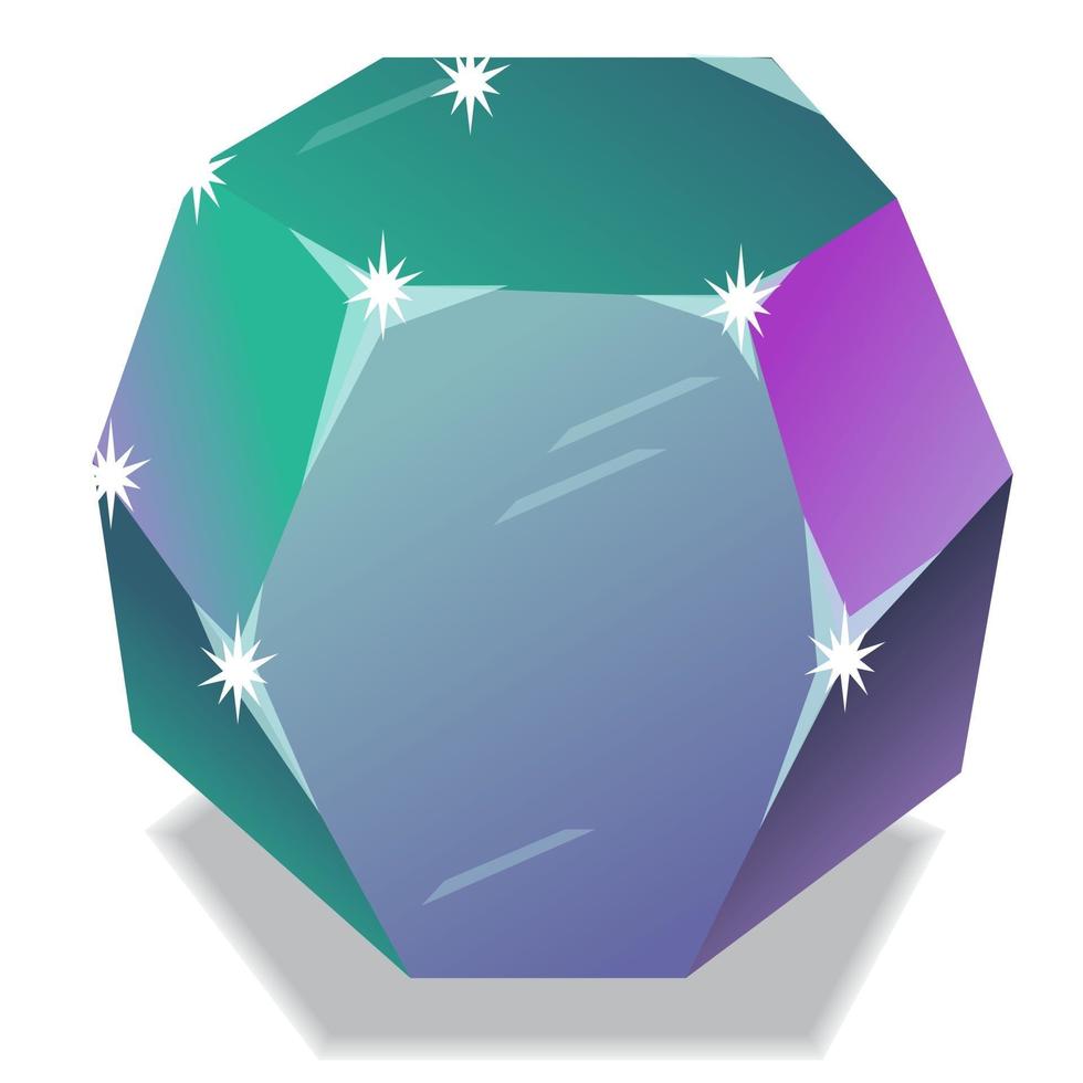 Crystal Vector Illustration