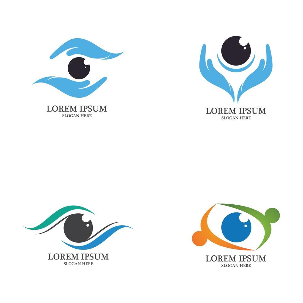 Eye Care vector logo design 3023029 Vector Art at Vecteezy