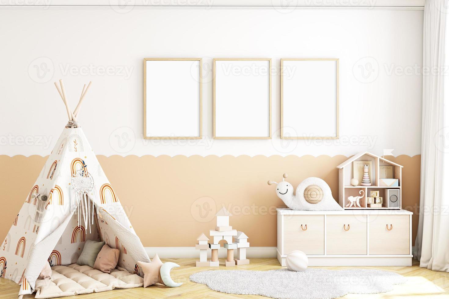 Kids frame mockup photo