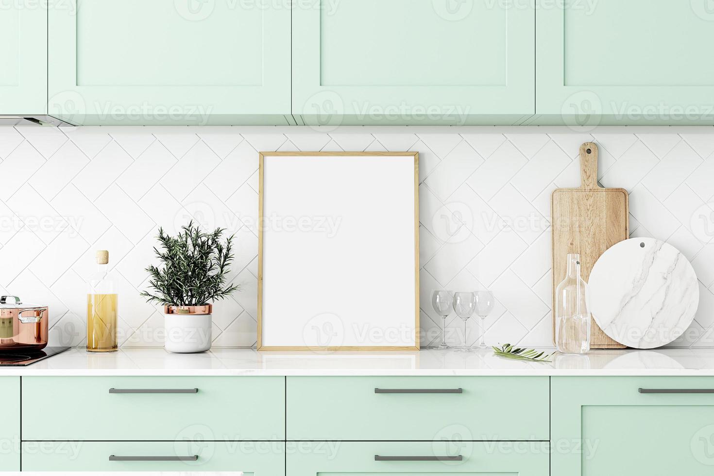 Kitchen frame mockup photo