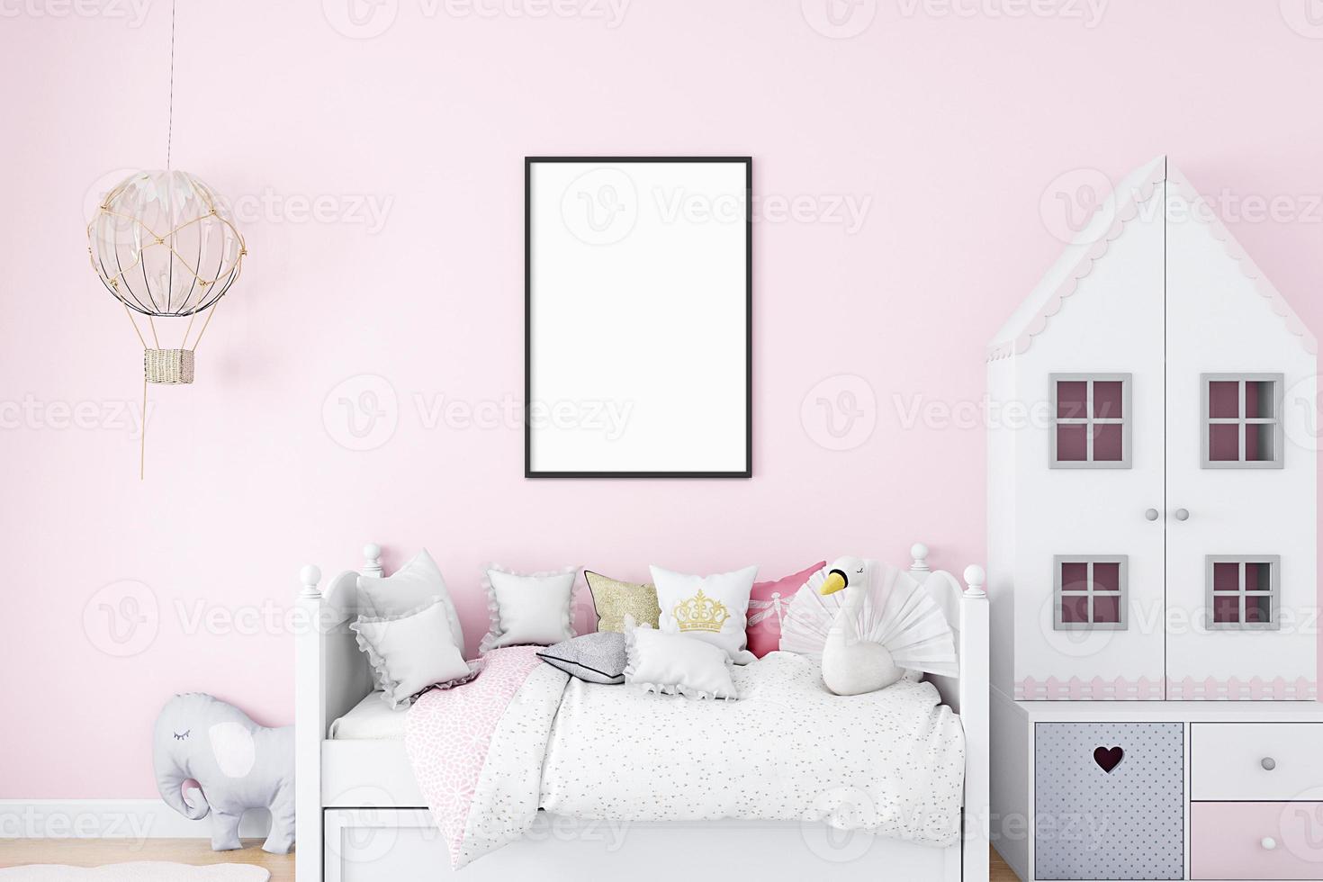 Kids frame mockup photo