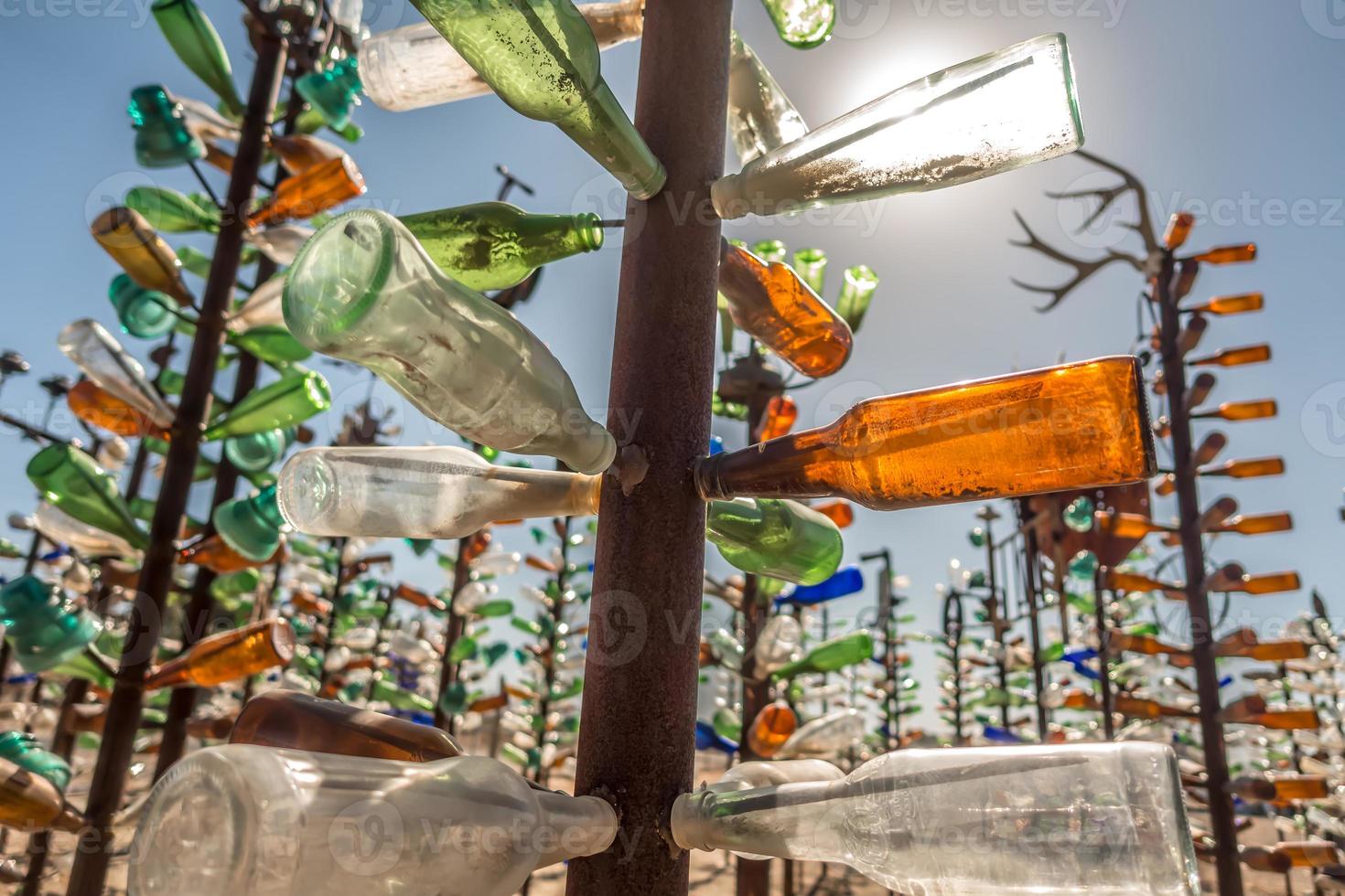 bottle tree ranch on route 66 california photo