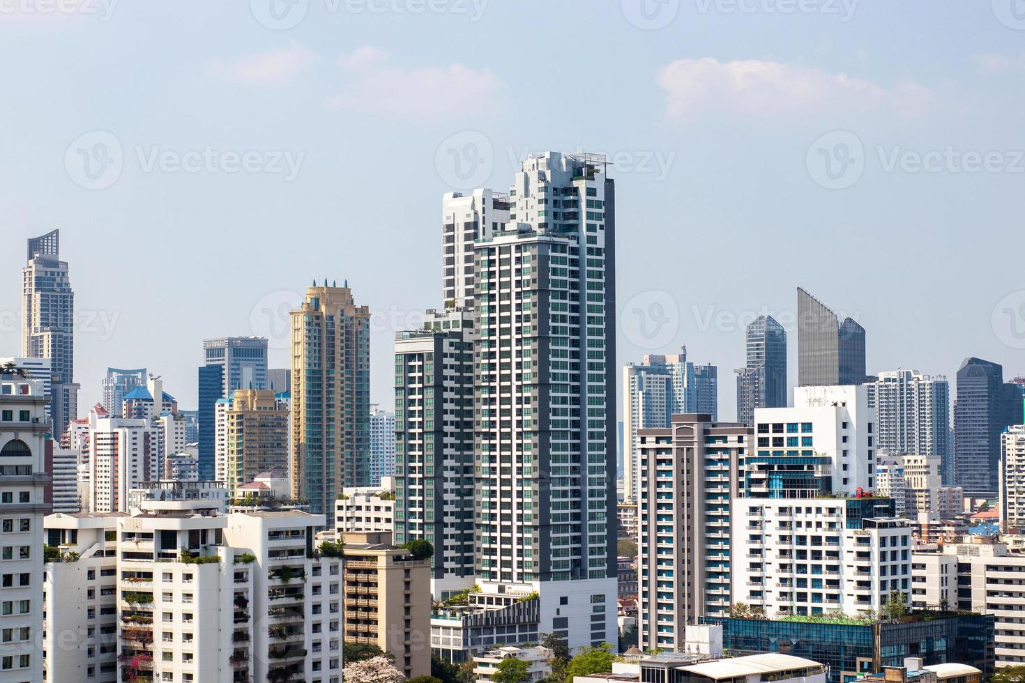 paisaje urbano de bangkok, tailandia foto