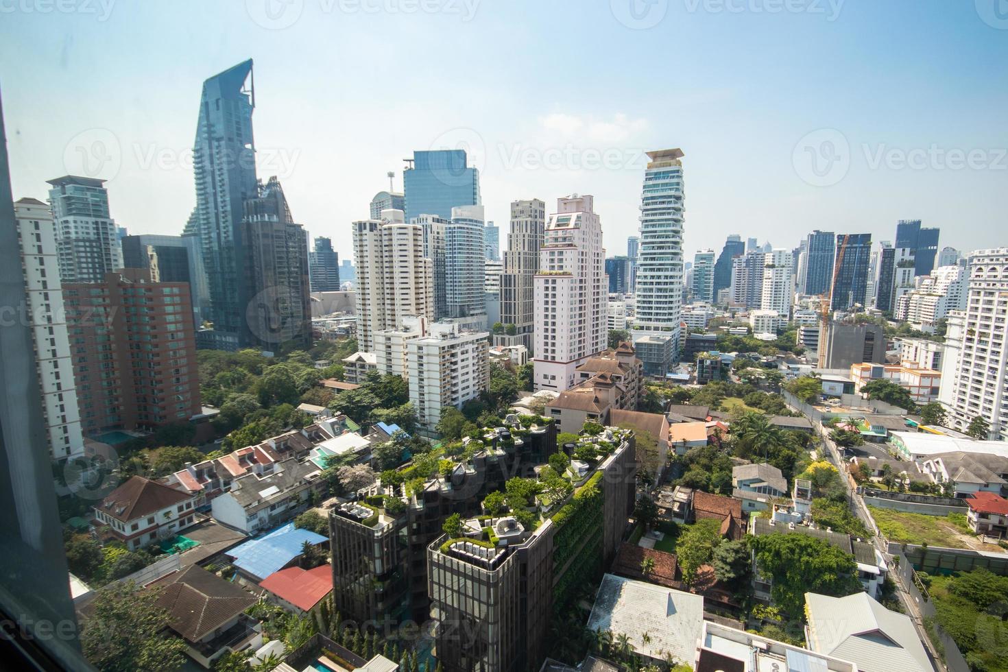 paisaje urbano de bangkok, tailandia foto