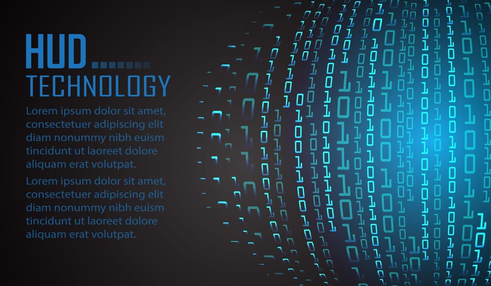 Fondo de concepto de tecnología futura de circuito cibernético vector