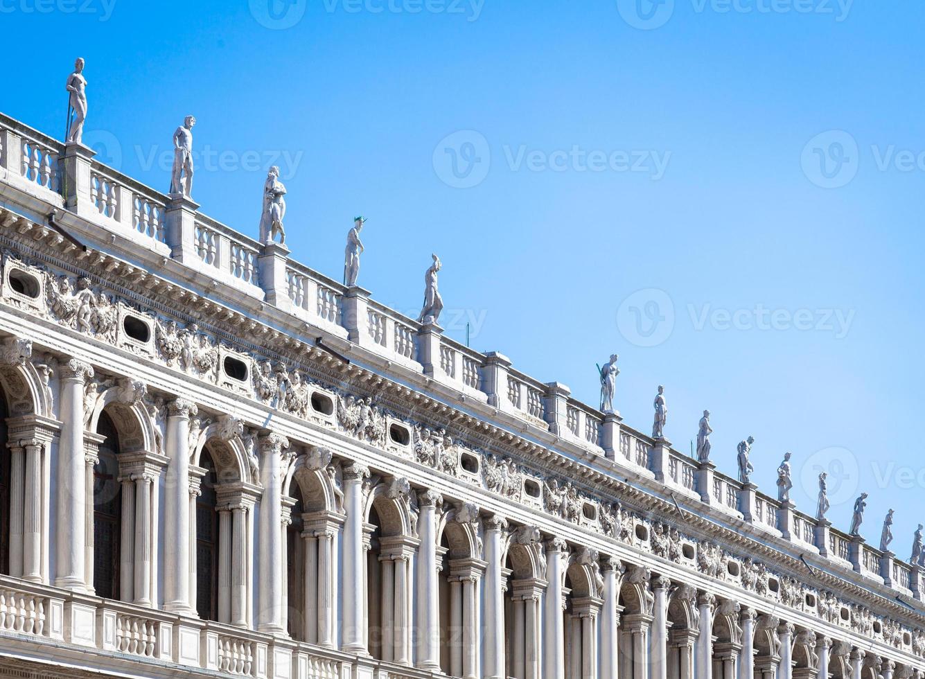 Venecia, Italia - perspectiva de columnas foto