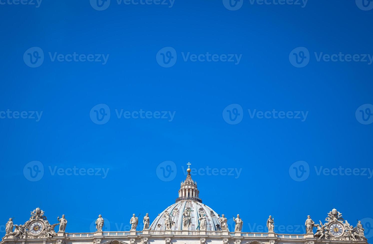 Saint Peter Basilica Dome in Vatican photo