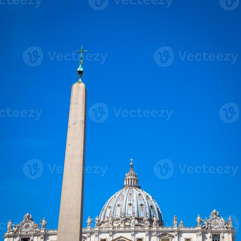 Saint Peter Basilica Dome in Vatican photo