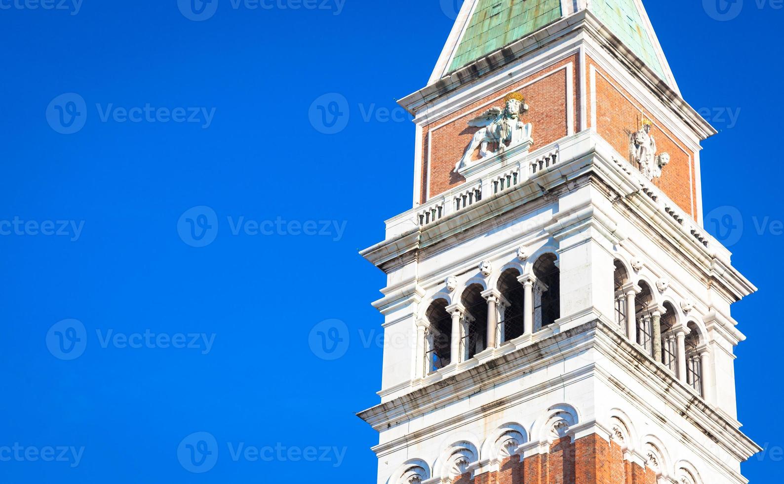 campanario de san marcos en venecia foto