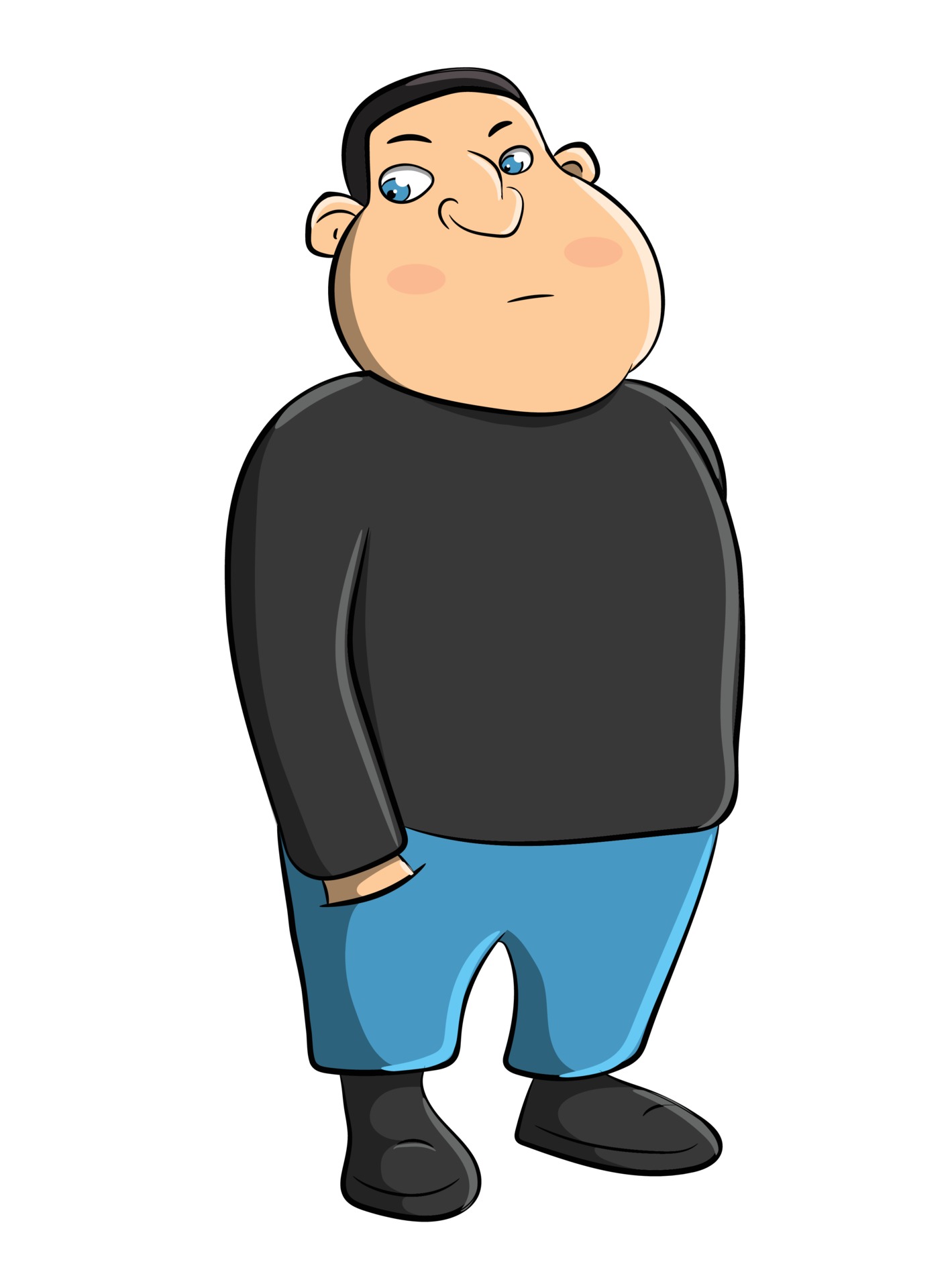 Fat Boy Looking Cartoon Character 3025538 Vector Art at Vecteezy Fat Boy Looking Cartoon Character 3025538 Vector Art at Vecteezy