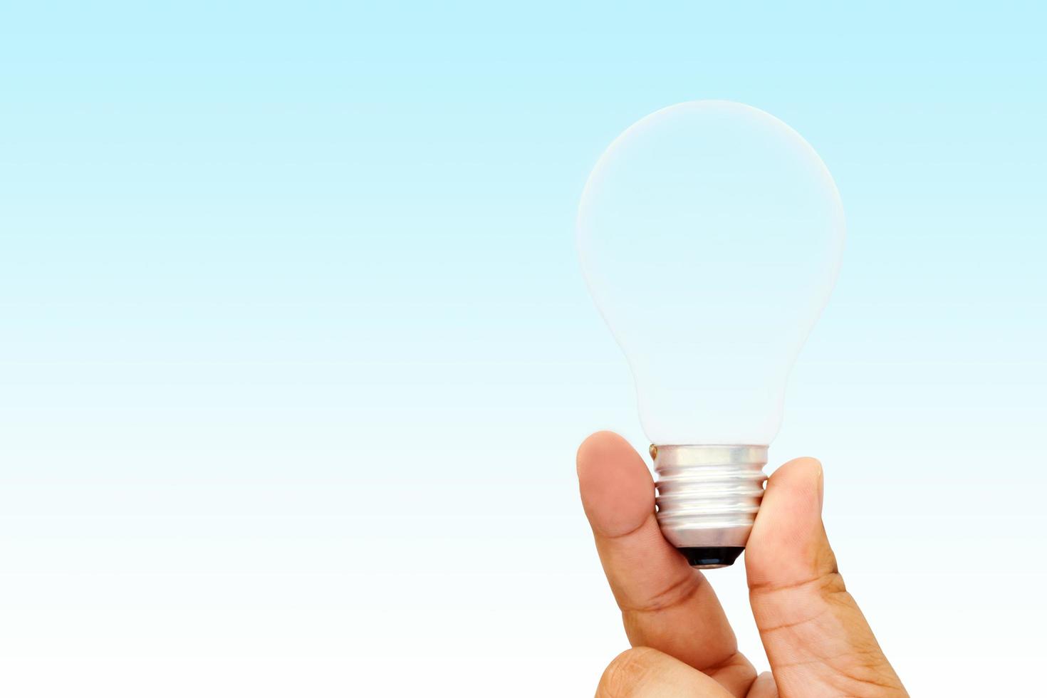 Ideas and innovation concepts with lightbulb photo