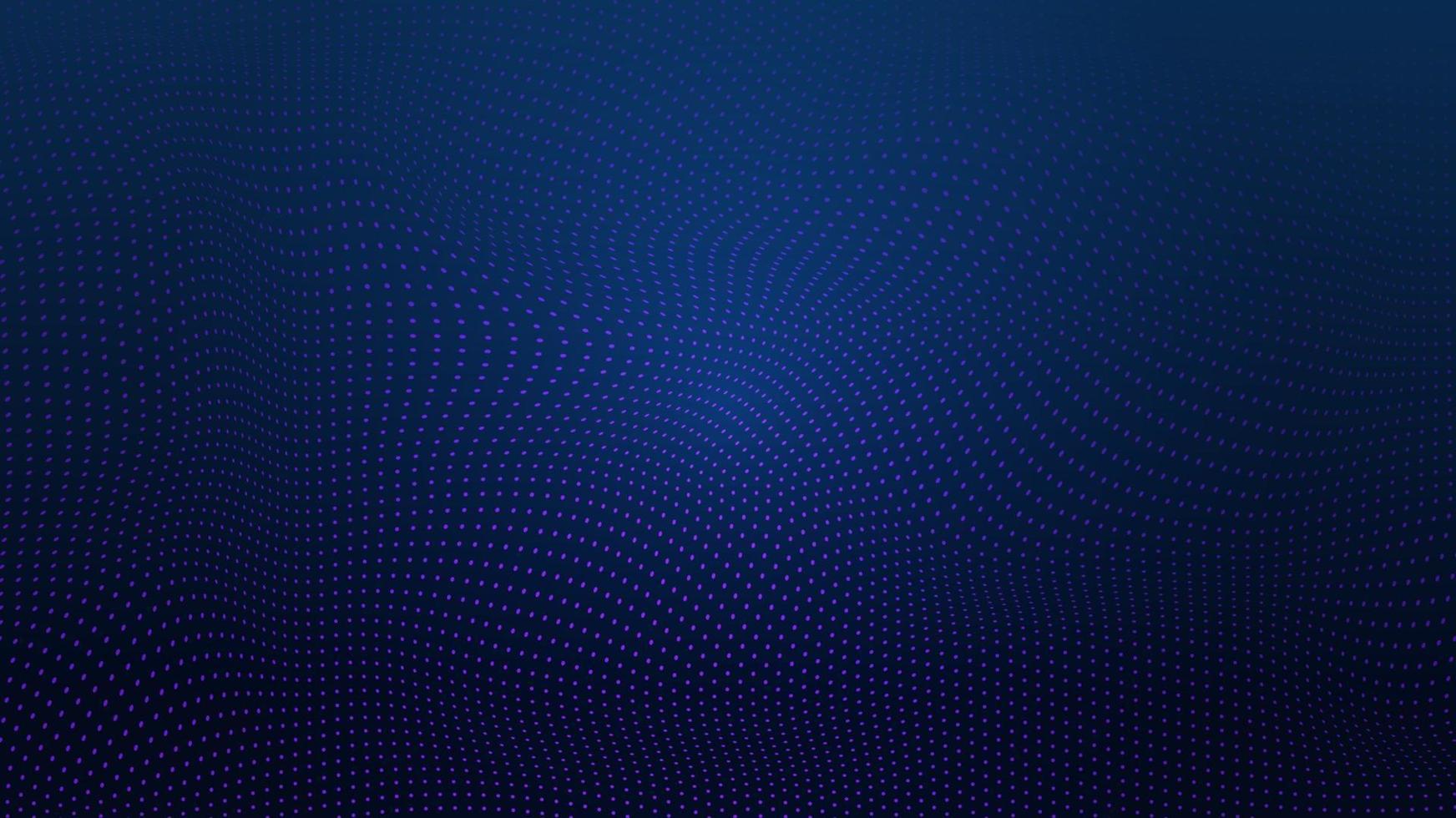 a digital wave of particles background. Futuristic Technology vector