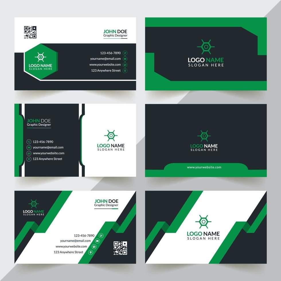 Modern And Professional Business Card Design Template vector