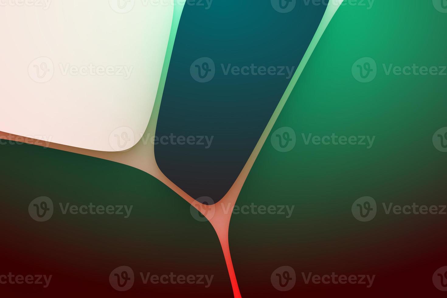 Abstract green gradient voronoi banner background photo