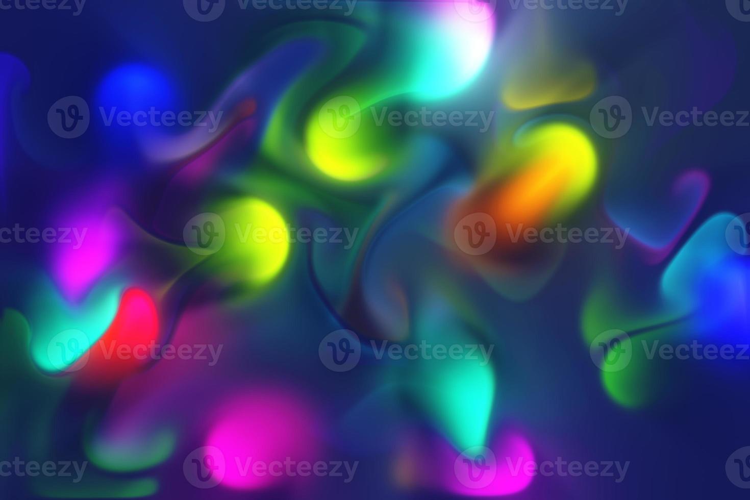 Soft gradient liquid abstract background render photo