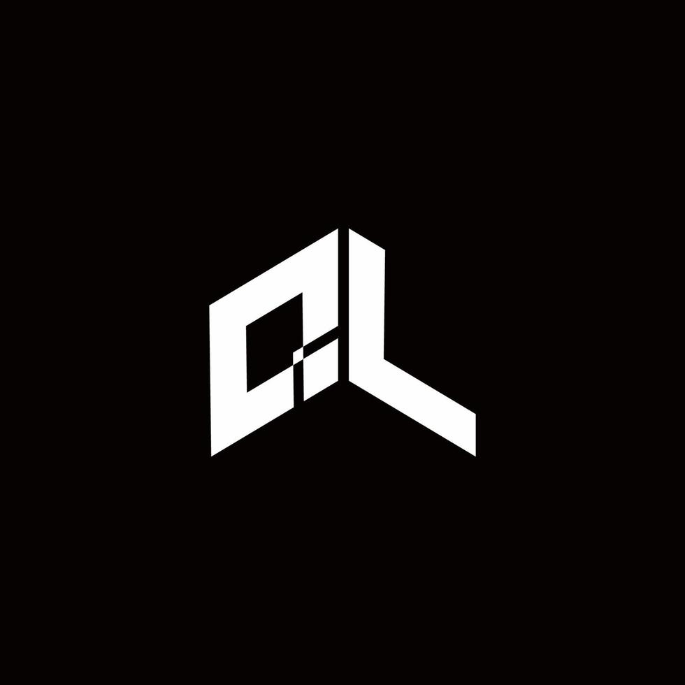 ql logo monograma plantilla de diseño moderno vector