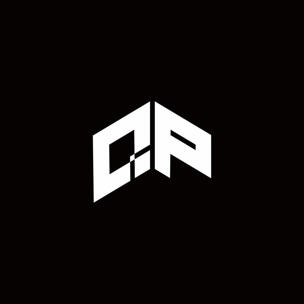 QP Logo monogram modern design template vector