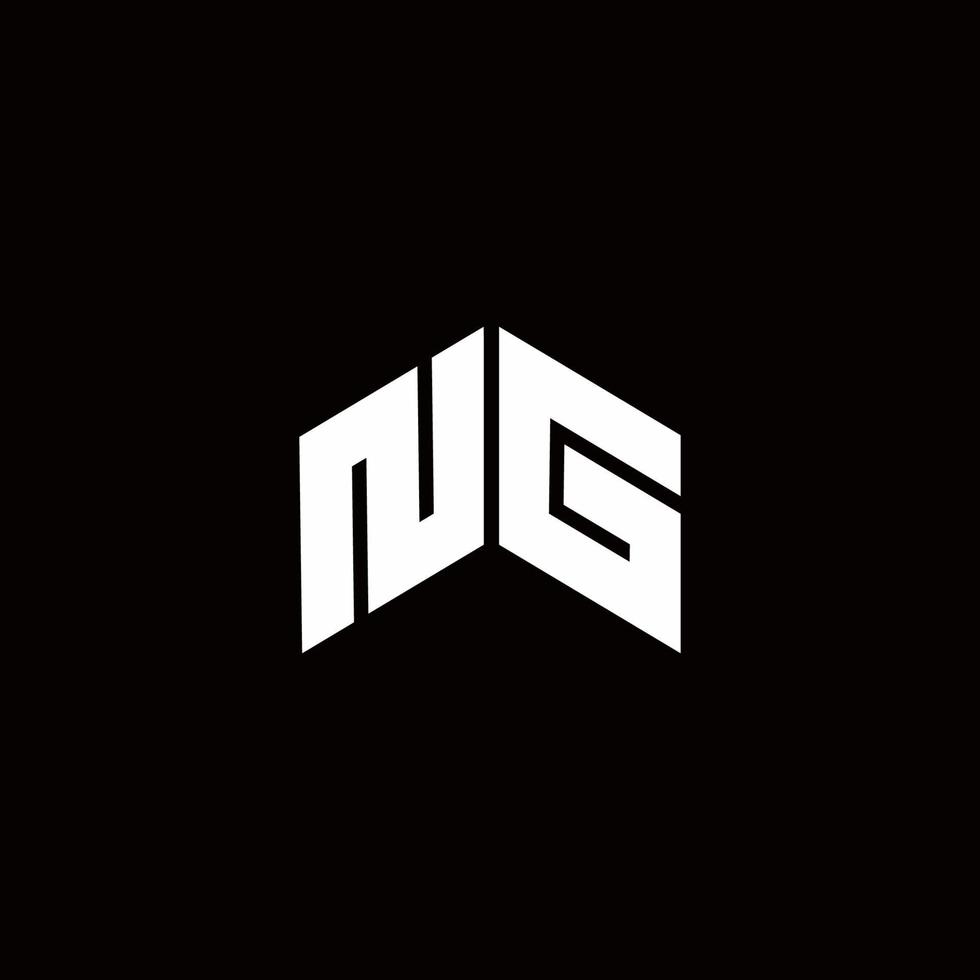 NG Logo monogram modern design template vector